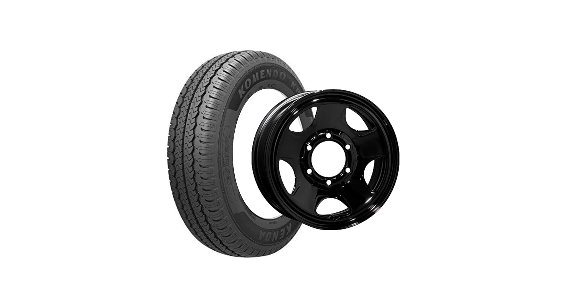 Amazon | ハイエース200系に タイヤホイールセット 195/80R15